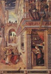 Carlo Crivelli: Annunciation with St Emidius - (Kihirdetés)